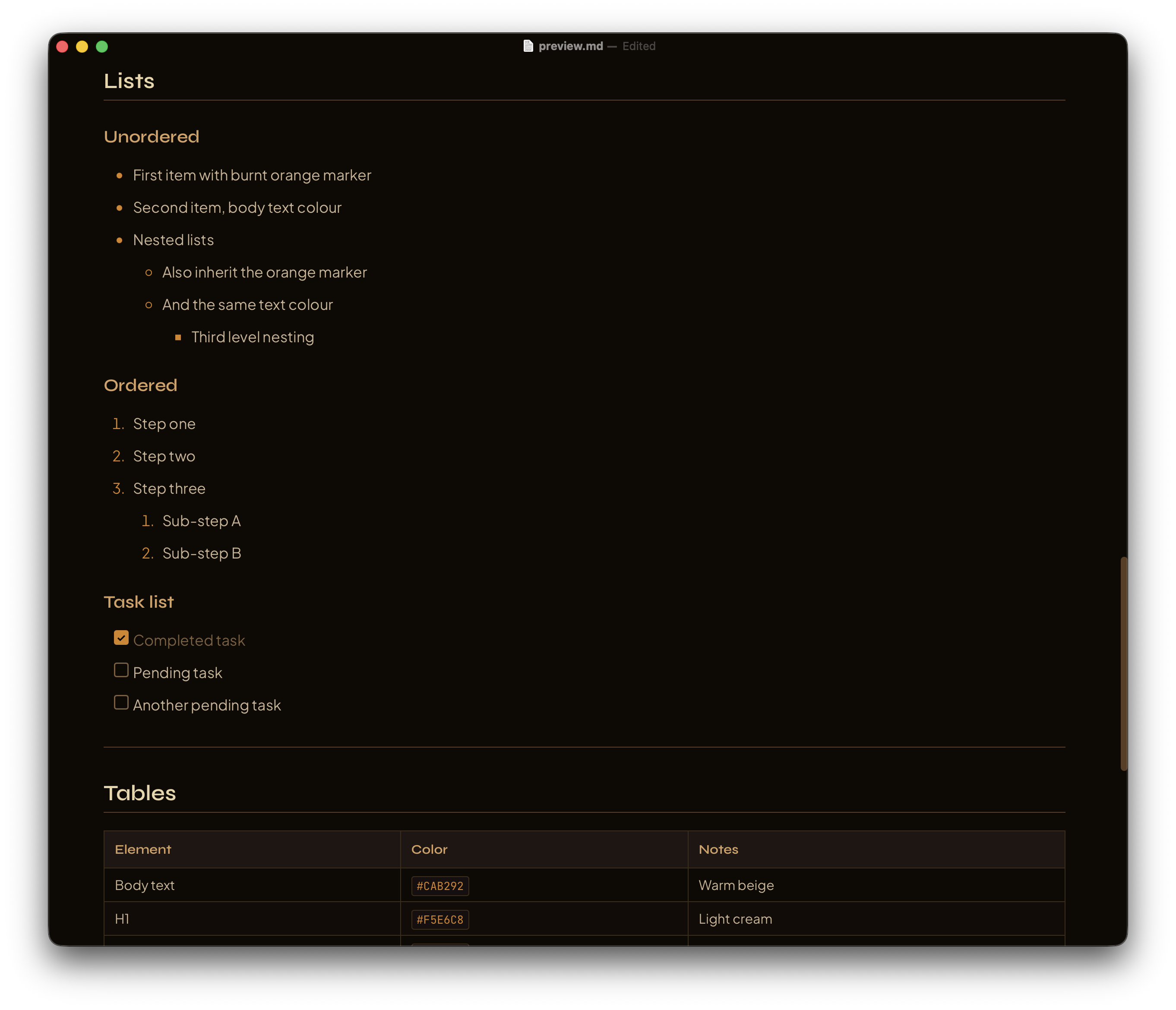Salamander code and tables